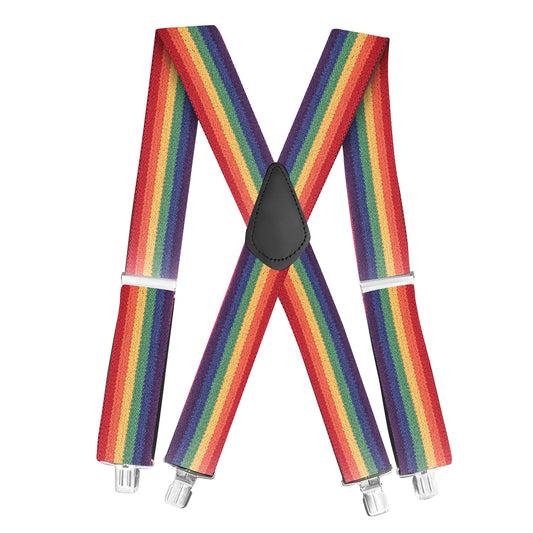 Rainbow / Striped Suspenders