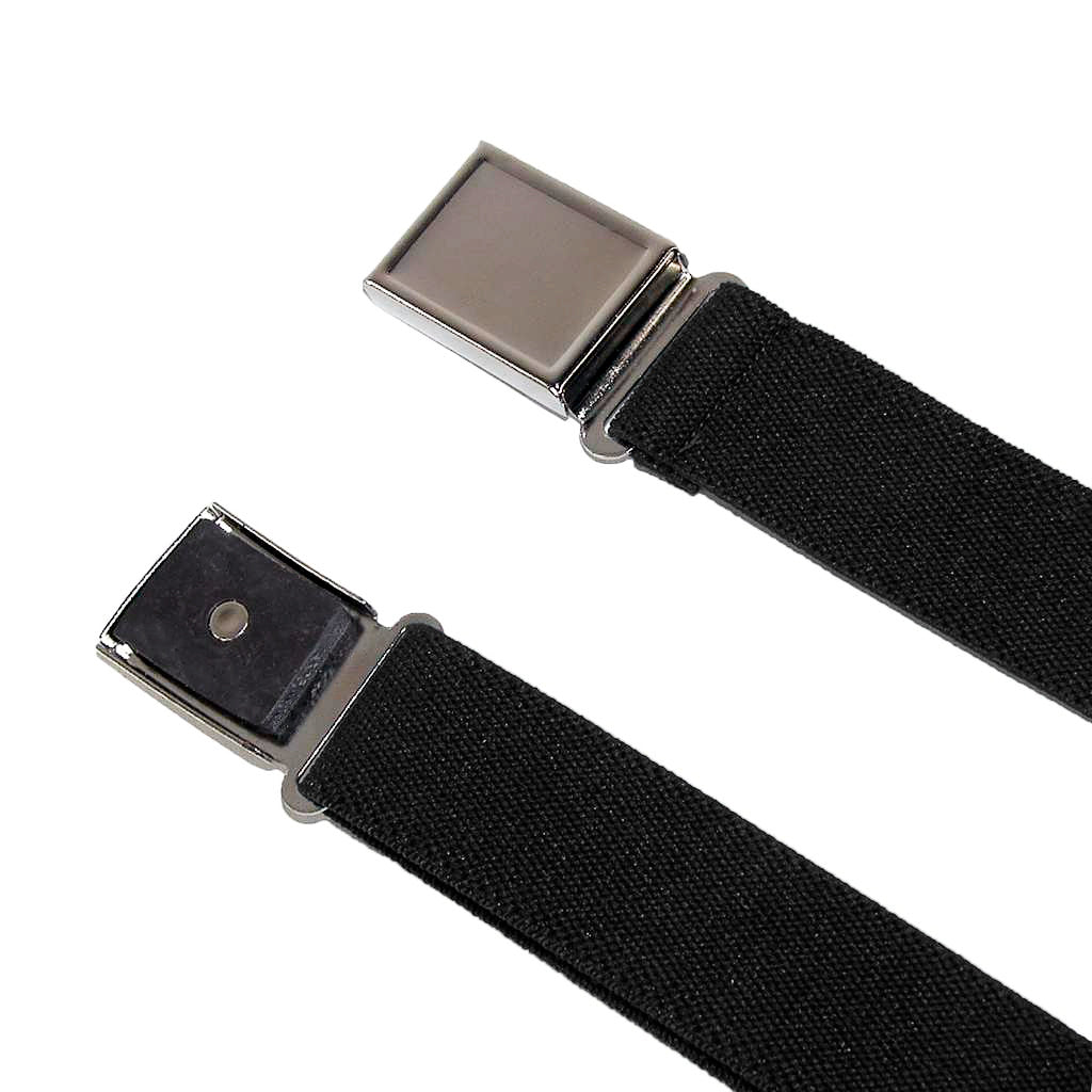 Kids Elastic Belt with Magnetic Buckle- 7 Colors, Pack of 2