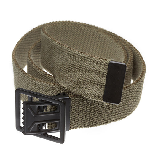 Military Grade Web Belt with Black Open Face Buckle- 4 Colors!